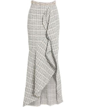Elisabetta Franchi Gonna Lunga - Grigio