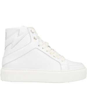Zadig & Voltaire Trainers Calfskin - White