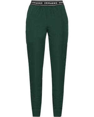 ERMANNO FIRENZE Trousers Polyester, Elastane - Green