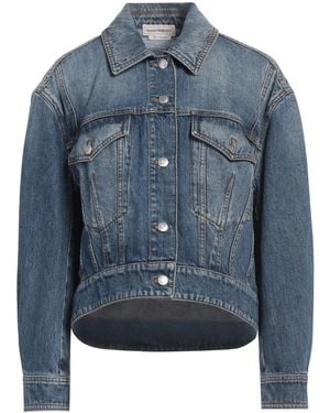 McQueen Jeansjacke/-Mantel - Blau