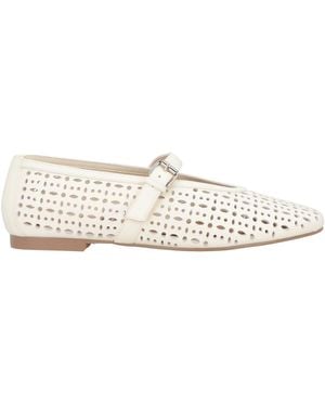 Bibi Lou Ballet Flats - White