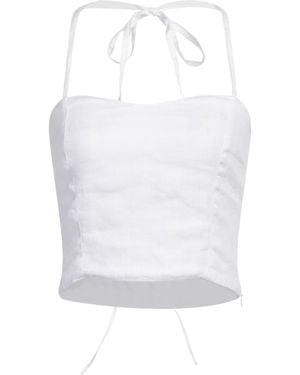 120% Lino Top - White