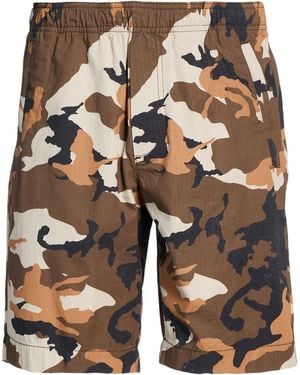 WOOD WOOD Shorts & Bermuda Shorts Cotton, Polyester - Brown
