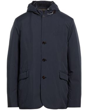 Moorer Midnight Jacket Polyamide, Polyester, Viscose - Blue