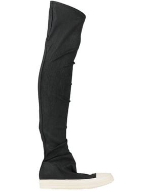 Rick Owens Boot Textile Fibers - Black