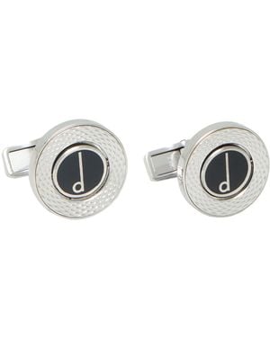 dunhill Cufflinks And Tie Clips 925/1000 - Grey