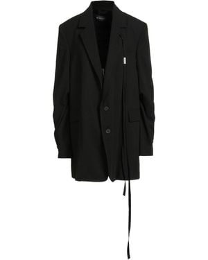 Ann Demeulemeester Blazer Cotton - Black