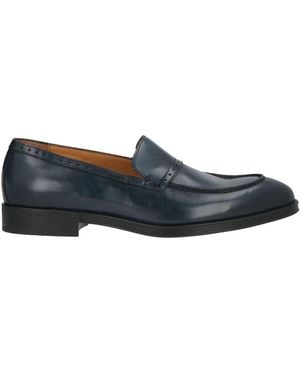 Testoni Midnight Loafers Calfskin - Blue