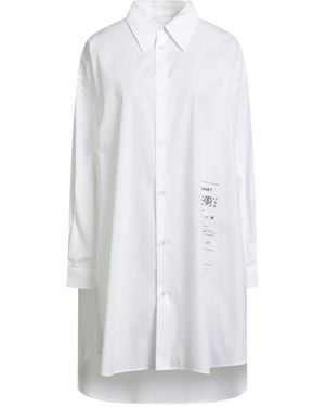 MM6 by Maison Martin Margiela Minivestido - Blanco