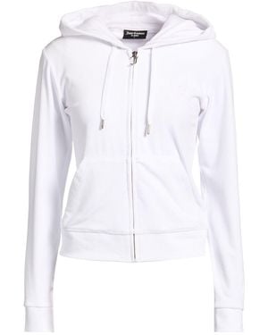 Juicy Couture Sweatshirt Polyester, Elastane - White