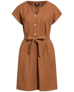 A.P.C. Mini Dress - Brown