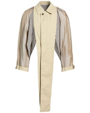 Maison Margiela Overcoat & Trench Coat Cotton - Natural