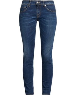 People Jeans Cotton, Elastomultiester, Elastane - Blue