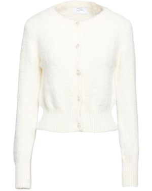 Soallure Ivory Cardigan Polyamide, Viscose, Polyester - White