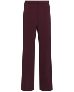 Kaos Plum Pants Polyester, Elastane - Purple