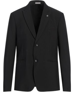 Officina 36 Blazer Polyester, Viscose, Elastane - Black