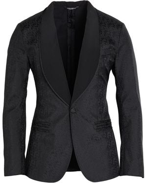 Dolce & Gabbana Blazer Silk, Polyester - Black