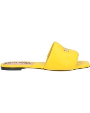 Moschino Sandals Leather - Yellow