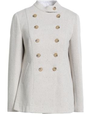 Emporio Armani Denim Outerwear Cotton, Virgin Wool - Grey