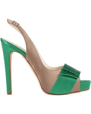 Rupert Sanderson Sandals Textile Fibers - Green