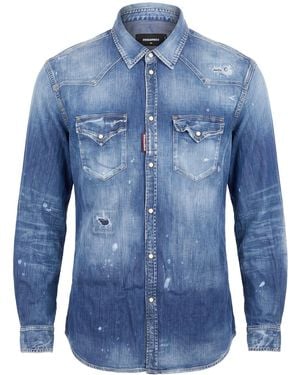 DSquared² Jeanshemd - Blau