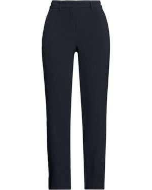 RUE DU BAC Midnight Trousers Polyester, Elastane - Blue