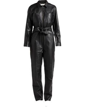 One Teaspoon Jumpsuit Sheepskin - Black