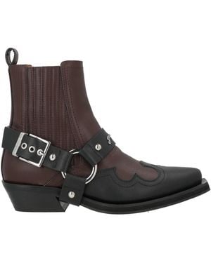Ganni Ankle Boots - Brown