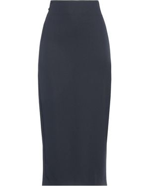 Patrizia Pepe Midi Skirt Polyester, Viscose, Elastane - Blue