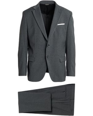 Berry & Brian Suit Polyester, Wool, Elastane - Gray