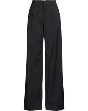 Alberta Ferretti Trousers Polyester, Wool, Elastane - Black