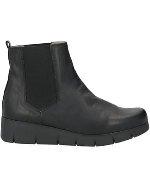 Unisa Ankle Boots Leather - Black