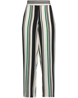 Caractere Ivory Trousers Polyester, Elastane - Blue