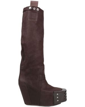 Rick Owens Dark Boot Leather - Brown