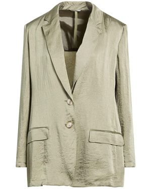 Marella Monochrome Blazer Acetate - Green