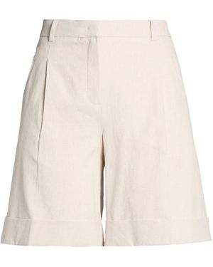 Seductive Shorts & Bermuda Shorts Linen, Polyester, Viscose, Elastane - Natural