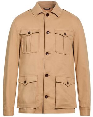 Daniele Alessandrini Jacket Cotton, Polyamide, Elastane - Natural