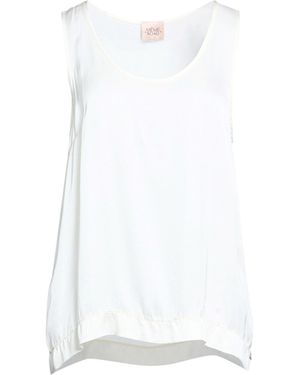 MÊME ROAD Cream Top Viscose - White