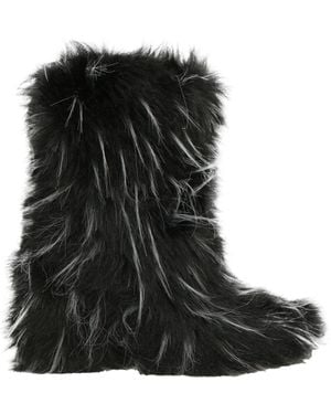 MSGM Botines De Caña Alta - Negro