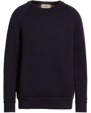 Maison Flâneur Midnight Sweater Wool, Cotton - Blue
