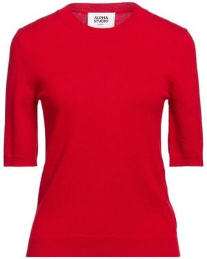 Alpha Studio Pullover - Rosso
