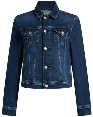 7 For All Mankind Chaqueta Vaquera - Azul