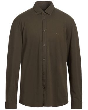 ARMANI EXCHANGE Shirt Cotton, Elastane - Green