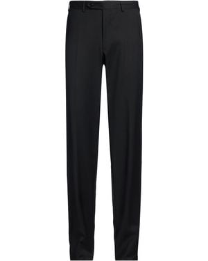Canali Trousers Virgin Wool - Black