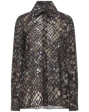 Atos Lombardini Shirt Viscose - Gray