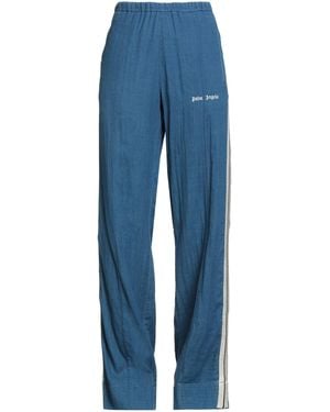Palm Angels Trousers Cotton, Polyester - Blue