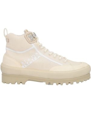Napapijri X Superga Ankle Boots Textile Fibres - Natural