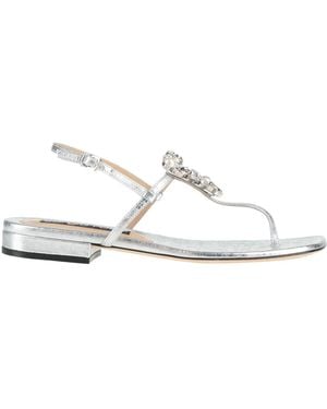 Sergio Rossi Thong Sandal - White