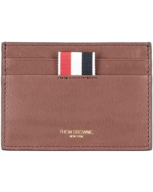 Thom Browne Cardholder Calfskin - Pink