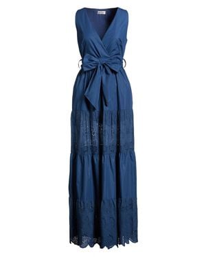 White Wise Maxi-Kleid - Blau